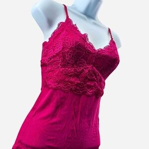 Costa Blanca Fuchsia Lace Chemise